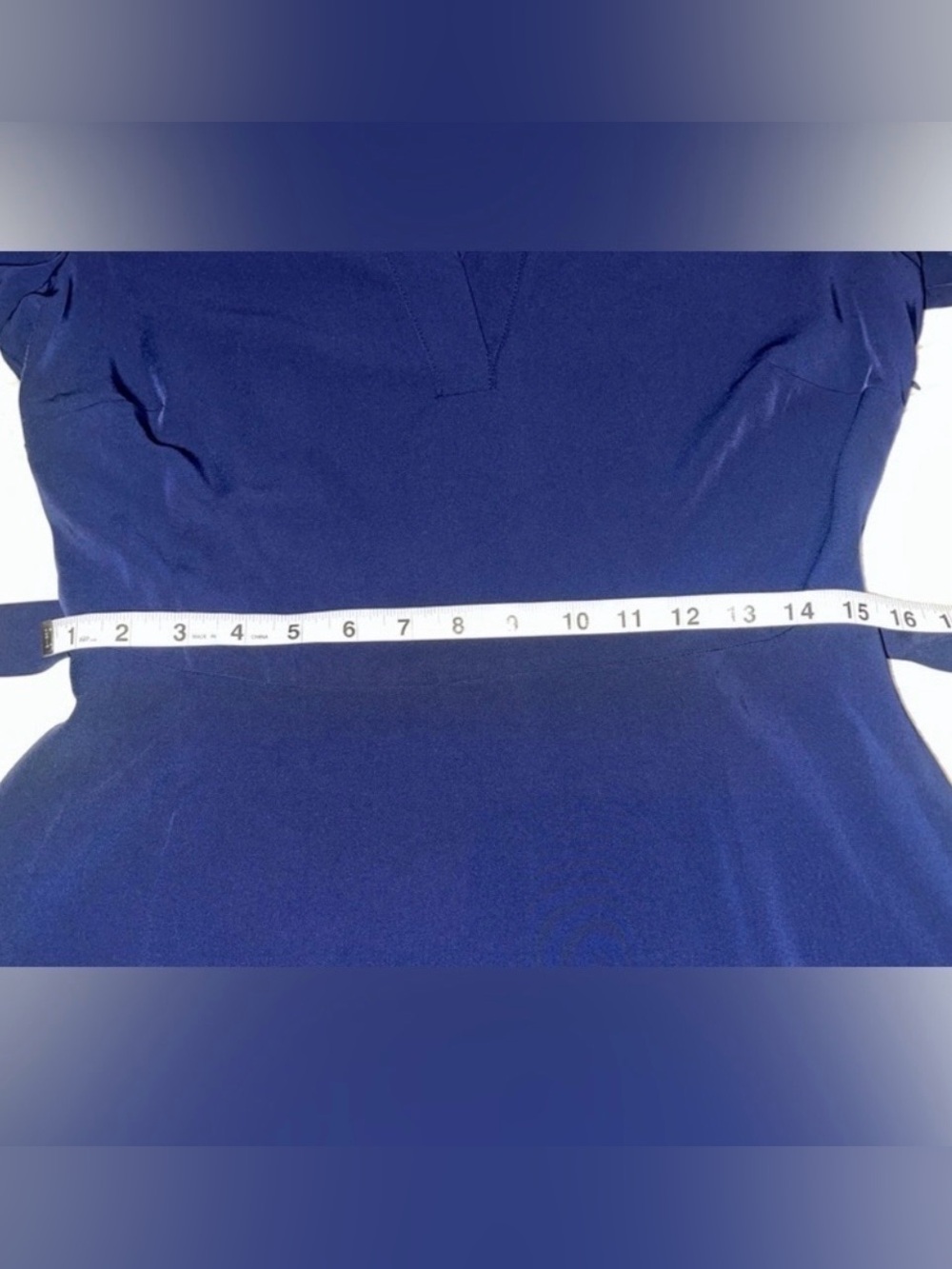 Spense Navy Blue Belted Shirt Dress Size Small NWT Career Work Dress - Picture 11 of 12